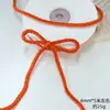 Corda de Algodão Colorida Torcida Transfronteiriça Decoração de Laço para Árvore de Natal Fita para Amarrar Caixa de Presente