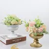 Suporte de Velas de Ferro Popular da Amazon Suporte para Flores Vaso Alto Europeu e Americano Adereços de Casamento Enfeites de Flores Artificiais Velas