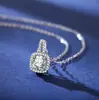 Estilo Mismo de Fat Dong Lai Plata de Ley S925 Cubo de Azúcar Pequeño Joyería Transmisión en Vivo Circonita Moissanita Pendientes y Anillos