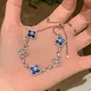 Pulsera de Circonita Similar a las de Xiaohongshu, Lujo Ligero y Sensación de Alta Gama, Pulsera Estilo Coreano Ins, Accesorio de Mano de Moda y Versátil para Mujeres, Venta al por Mayor