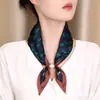Nuevo Pañuelo de Seda Suave Estilo Francés Ol Profesional, Bufanda para Cuello con Cierre Magnético sin Nudo, Estilo Old Money, Accesorio de Traje de Lujo Ligero