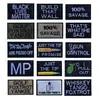 Em Estoque Comércio Exterior Bordado Letra Braçadeira Chapéu Bandeira Patch Decoração de Mochila Tecido Bordado Bandeira Nacional Patch