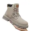 Botas Martin populares transfronterizas para hombre talla extra grande 48 talla botas para hombre estilo británico retro de caña alta botas de trabajo de cuero