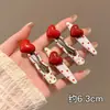 Pinzas para el Cabello de Venta Caliente para Otoño e Invierno para Mujeres, Pinzas Laterales Color Melard, Lindos Pinzas Cartoon Bb, Pinzas de Pato, Pinzas para Flequillo y Pinzas para el Cabello para Mechones Sueltos