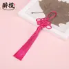 Colgante Pequeño de Borla China Borlas Ventilador Estilo Antiguo de 6 Discos Marcapáginas Colgante DIY Empaque Accesorios de Regalo Fabricante Mayorista