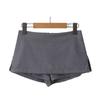 Doce e Apimentado Moda Terno Curto Falso de Duas Peças Saia Quadril Feminino Verão Cintura Baixa Slim Saia A-line S20423