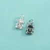 Acessórios de Prata de Lei S925 Novo Estilo Chinês Pingente Dança do Leão Charme de Urso Fofo Pingente para Pulseira DIY