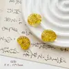 Cuentas de Cristal Checo Pintadas en Oro Doméstico Retro Caracol Pájaro Flor de Durazno Material Hecho a Mano Pulsera Cadena de Teléfono Móvil Accesorios de Joyería