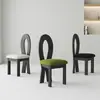 Silla con Llave de Sirena Estilo Francés, Silla de Comedor de Madera Maciza, Nueva Silla de Lujo para Uso Doméstico, Silla con Respaldo de Diseñador, Mesa y Sillas de Comedor Vintage
