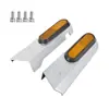 Acessórios para Patinete Elétrico Tampa Lateral Decorativa Mi5 Pro Garfo Traseiro - Branco e Amarelo - Conjunto de 2 Peças Atacado Tampas Decorativas para Garfo Dianteiro e Traseiro