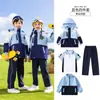 Uniforme de escuela primaria, colección de primavera y otoño, estilo preppy, chamarra cortavientos de primer grado, conjunto de uniforme de clase para niños, uniforme de jardín de infantes de otoño e invierno