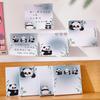 Notas Adhesivas de Panda Lindas Estudiante Bloc de Notas Portátil N Veces Pegatina Panda de Dibujos Animados Papelería Recompensa Pequeño Regalo Lindo