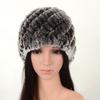 Outono e Inverno Chapéu Tricotado de Lã de Coelho Rex Chapéu Feminino Quente Espesso Estudante Chapéu Tricotado Chapéu de Proteção para as Orelhas Gorro Cúpula