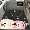 Tapetes de Piso para Cocina de Barro Diatomeas Absorben Agua y Aceite, Alfombra de Área Grande, Tapetes Resistentes a Manchas para Entrada del Hogar