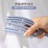 Peine de Masaje Calado 959 Peine Doméstico para Costillas sin Cabello para Niñas Peine en Forma de Parte Superior Craneal Alta de Doble Uso Húmedo y Seco
