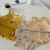 [Liquidación] Heyhoney Conjunto de Tres Piezas de Chaleco de Verano para Niños, Niños y Niñas, Empaque en Caja de Regalo
