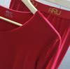Traje sin huesos para hombre, suave como ropa interior térmica, costura sin huesos, conjunto de dos piezas de camisa interior cálida y a medida para hombre y mujer