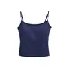 Camisola Dopamine 2026 Verano Nuevo Estilo para Mujer con Copas, Realzando la Forma del Busto, Corte Ajustado, Top Básico Moderno