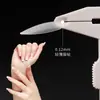 Nueva Caja de Esmalte de Uñas Portátil Transparente Mate de Superficie Completa Esmalte de Uñas Portátil Sin Marca Uña Ovalada Corta Esmalte de Uñas Sin Marca Sin Grabado
