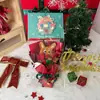 Regalo de Navidad Mini Ramo Producto Terminado Creativo Ramo de Muñeco de Santa Claus para Niños Nochebuena Regalo de Navidad