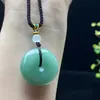 Pingente Buda Maitreya de Jade Dourado Dongling Jade Fio de Ouro Fivela de Segurança de Jade Nuvens Auspiciosas Fecho Corrente para Suéter Unissex Venda por Atacado
