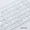 Dongzhou Cristal Transparente Diamante Suelto Súper Brillante Fondo Puntiagudo Accesorios para Uñas Diamante Cubo de Hielo Ovalado Pedrería para Uñas Portátil Venta al por Mayor en Stock
