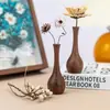 Adornos Personalizados de Madera Maciza, Jarrones de Flores Secas, Sala de Estar Retro Francesa, Gabinete Lateral para Dormitorio, Mesita de Noche, Sala de Té, Juego de Regalo de Mesa de Té