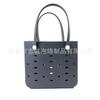 Bolsa de Ombro Transversal Fashion para Exterior, Cesta Portátil de Armazenamento para Viagem e Piquenique, Bolsa Impermeável de EVA com Furos