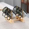 Alto borossilicato de vidro bule céu estrelado top grânulo fumegante um pote de feixe através de materiais pretos fabricantes atacado chá de forno