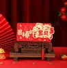 Ano Novo do Cavalo Envelope Vermelho Criativo Estilo Chinês Bênção Personalizada Sacola de Presente para Visita de Ano Novo Chinês