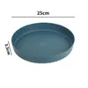 Plato de Frutas de Trigo Organizador Simple de Escritorio Estante Giratorio de Almacenamiento para Condimentos de Cocina Bandeja de Frutas Alto Valor Estético Ins Al por Mayor