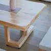 Mesa de Té y Sillas de Madera Maciza Estilo Japonés Tatami Combinación Mesa de Café Baja para Ventana Saliente de Balcón Mesa de Té para el Hogar Mesa de Té Zen Kung Fu