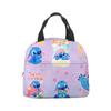 Bolsa de almuerzo con diseño de estrella de Stitch, lonchera de dibujos animados de Stitch para bebé, bolsa de picnic de papel de aluminio, lonchera portátil, bolsa de hielo