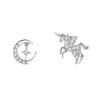 Pendientes Cielo Estrellado Tianma para Mujer Plata de Ley 2019 Nuevo de Moda Populares en Internet Diseño de Estilo Extranjero Sentido del Diseño Nicho Súper Hada Lindos E174