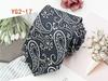 Corbata Casual de Negocios para Hombre Lista para Usar del Fabricante Anudada a Mano Nuevo Estilo Cachemira Flor de Anacardo Poliéster Seda Jacquard 8cm