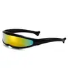 Gafas de Sol Estilo X-Men Transfronterizas para Mujer, Gafas de Sol Futuristas de Moda para Fiestas, Fiestas de Baile, Hip-Hop, Gafas de Sol Unisex