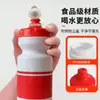 Venta al por mayor de fábrica Botella de agua para ciclismo Tour de Francia Bicicleta de montaña Plástico para exteriores Taza de agua Tipo exprimidor para Deportes Ciclismo