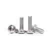 En Stock Tornillos para Máquina de Acero Inoxidable 304 Cabeza Plana Gb818 M1~M3 Tornillos de Cabeza Redonda Phillips Tornillos de Cabeza Plana