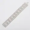 Joias de Moda Transfronteiriças Strass Branco Pulseira de Strass Tendência Joias de Noiva para Palco B156