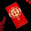 2026 Año del Caballo Sobre Rojo Mate Duro con Brillo Da Ji Da Li Paquete Lai See con Logo Estampado en Lámina Dorada Paquete de Dinero de la Suerte de Año Nuevo