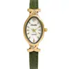 Reloj de pulsera de nicho de moda, simple y lujoso, reloj británico incrustado de diamantes, elegante reloj ovalado de moda para mujer de comercio exterior al por mayor