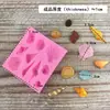 Molde de Silicona de Cola de Pez, Estrella de Mar y Concha para Decoración de Pasteles, Fondant y Chocolate DIY, Molde de Cocina Resistente a Altas Temperaturas