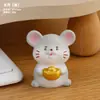 Adornos de Escritorio de los Doce Signos del Zodiaco, Artesanía de Resina, Decoración de Oficina y Hogar, Accesorios para Coche, Adornos, Regalos, Productos Nuevos