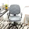 Funda universal para silla de ordenador funda para taburete dividido funda para silla de oficina funda para asiento giratorio elevable funda para respaldo de silla juego de medio