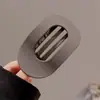 Pinza para el cabello de abulón curvada para mujer, sensación de alta gama, nuevo modelo 2026, pasador plano para la parte posterior de la cabeza, no daña la cabeza, pinza de pico de pato
