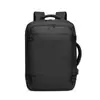 Mochila de Negócios Casual Masculina Expansível à Prova d'Água, Multifuncional, de Grande Capacidade, Transfronteiriça