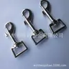 [Suministro de fábrica] aleación de zinc niquelada llavero para mascotas hebilla de perro hebilla de rugby metálica accesorios de cuerda de tracción