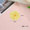 Novos Patches de Tecido de Flores, Patches Bordados Coloridos de Margaridas, Patches Criativos para Decoração de Sapatos e Chapéus, Etiquetas de Tecido para Decoração de Roupas