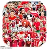 50 Adesivos de Graffiti de Estrela de Futebol Cristiano Ronaldo Copa do Mundo Capa de Celular Copo d'Água Adesivos para Diário