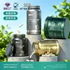 Botella farmacéutica de aluminio de boca ancha, lata de aluminio sellada de grado alimenticio, botella de aluminio para envasado de productos para la salud y cápsulas blandas de aceite de pescado con impresión